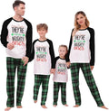 Awoscut Christmas Family Matching Pajamas Christmas Pjs Holiday Nightwear Sleepwear Sets Long Sleeve Pjs