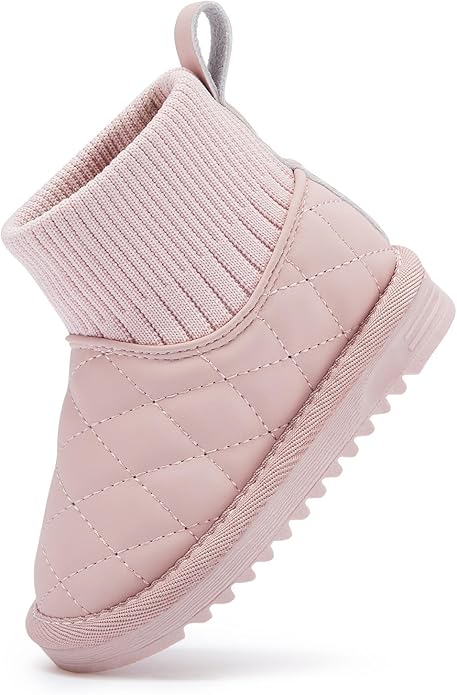 BMCiTYBM Girls Boys Snow Boots Warm Winter Fur Lined Baby Shoes (Infant/Toddler/Little Kid)