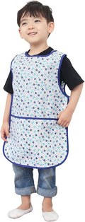 Kids Painting Apron – Waterproof Art Smock for Toddlers & Preschoolers, Messy Play, Baking, Crafts, Cooking, Mealtime