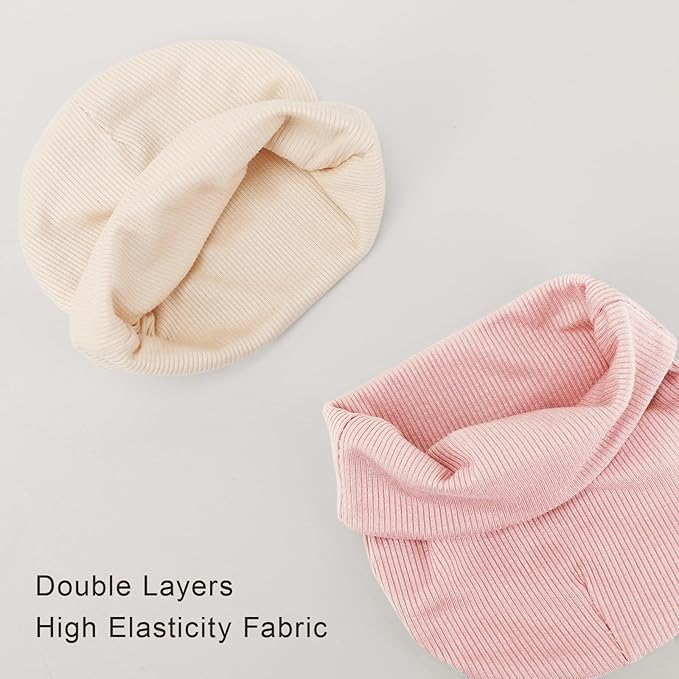 DRESHOW BQUBO 6 Pack Baby Newborn Hats Set for Unisex Infant Newborn Toddler Soft Beanie Hat for Boys Girls 0-24 Months