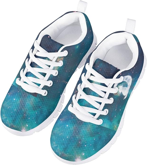 MARSVOVO First Shoes for Walking Boy Girl Athletic Lightweight Flexible Lace-up Breathable Running Shoes Casual Classic Comfortable Non Slip Play Sport Learning to Walk Toddler Girl Sneakers