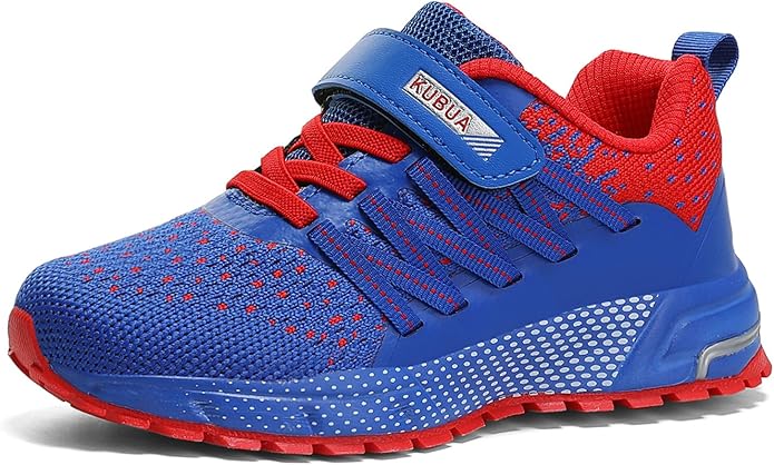 KUBUA Kids Sneakers for Boys Girls Running Tennis Shoes Lightweight Breathable Sport Athletic