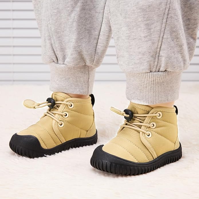 BMCiTYBM Toddler Baby Winter Snow Boots Boy Girl Faux Fur Warm Non Slip First Walking Infant Shoes