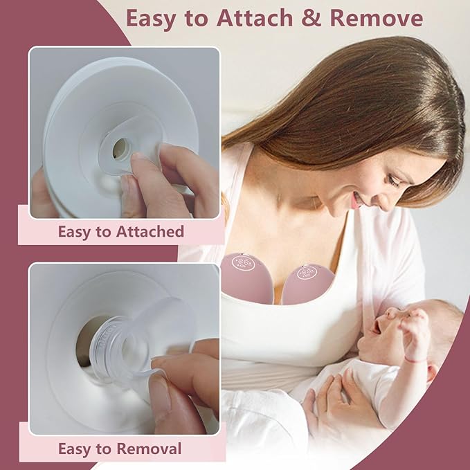 4pcs Flange Inserts 19mm Compatible with Momcozy M9/M6/M5/V1 Pro/V2 Pro/S12 Pro/S9 Pro Wearable Breast Pump, for Momcozy Breast Pump Replacement Parts, Reduce 24mm Nipple Tunnel Down to 19mm