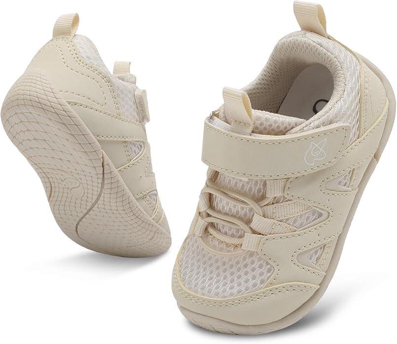 LeIsfIt Baby Shoes Boys Girls First Walking Shoes Non-Slip Toddler Breathable Sneakers Infant Sneakers