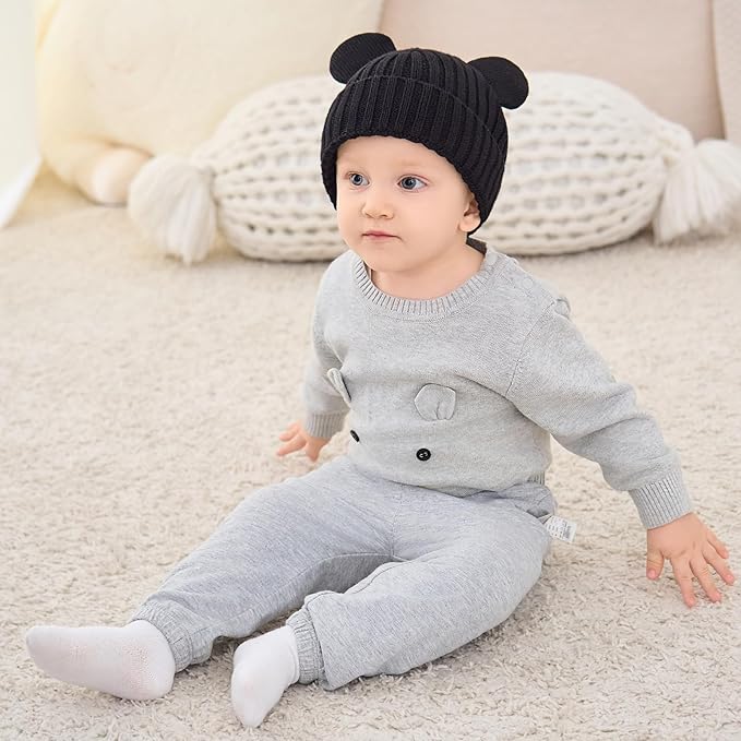 Toddler Boy Winter Beanie Baby Knit Hat Warm Girl Beanies Newborn Cute Hats for Kids