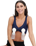 Larken Hands Free Pumping Bra for Breastfeeding | Breast Pump - Maternity Bras for Pregnancy, Pumping & Nursing Bra in One