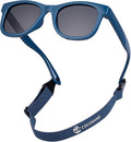 COCOSAND Flexible Baby Sunglasses with Strap Polarized UV Protection for Toddler Infant Newborn Boy Girl Age 0-24 Months