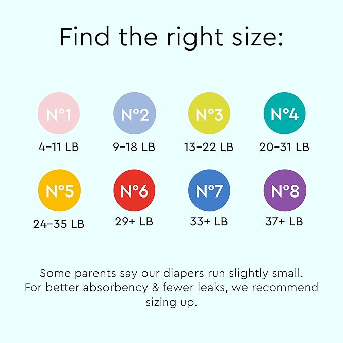 LILLYDOO Baby Diapers - Size 4 (20-31 lbs), Monthly Supply (150 Count), Leak Protection, Skin-Friendly, Ultrasoft, Perfume- & Chlorine-Free, Hypoallergenic, Dermatologist Tested, Oeko-TEX®
