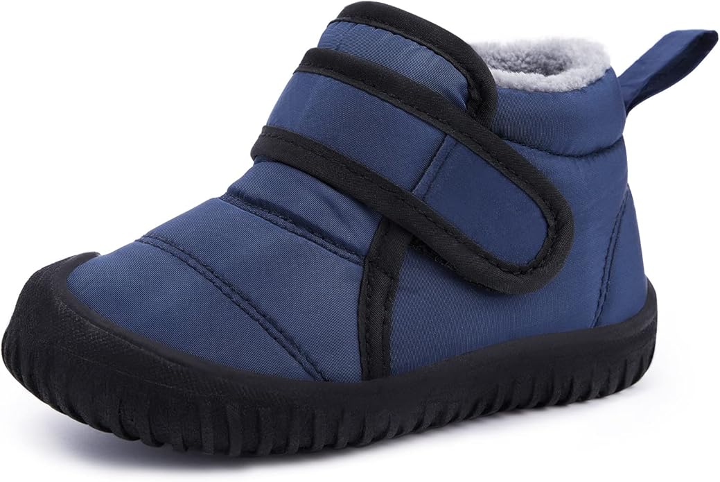BMCiTYBM Toddler Baby Snow Boots Winter Shoes Boys Girls Cold Weather Baby Faux Fur Shoes