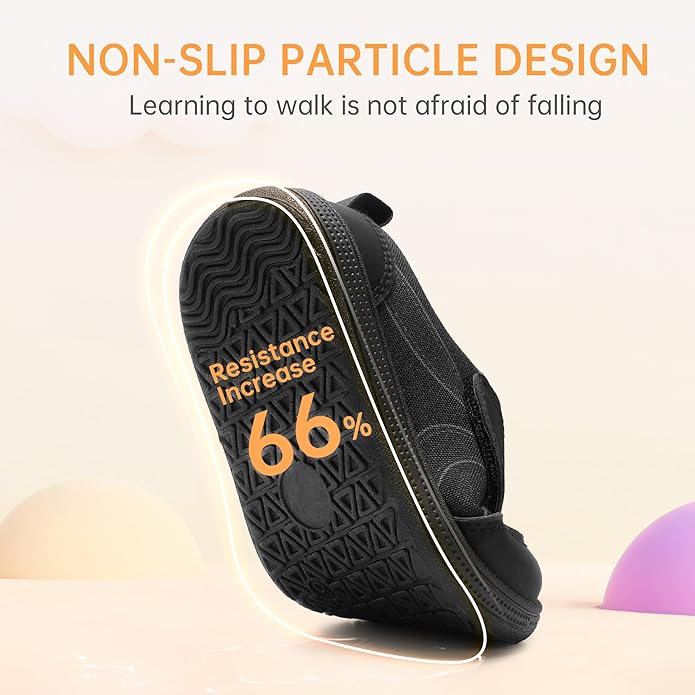 Toddler Wide Toe Box Barefoot Shoes Boys Girls Sneakers Kids Tennis Shoes Preschool Non Slip Lightweight Comfortable First Walking Shoes Running Outdoor Activities