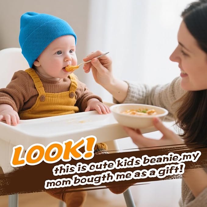 ZOORON Toddler Beanie Baby Beanies for Boys Girls Kids Winter Hats Children Knit Warm Caps 0-12years