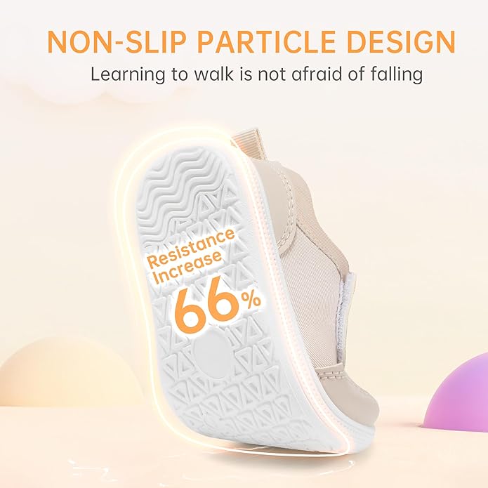 Toddler Wide Toe Box Barefoot Shoes Boys Girls Zero Drop,Baby First Walking Shoes Glitter Little Kids Sneakers Non-Slip Preschool Running Tennis Canvas Casual Preschool Outdoor Activities