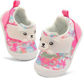 FEETCITY Baby Walking Shoes Wide Baby Shoes Boys Girls Infant Sneakers Crib Shoes Breathable Toddler Barefoot Shoes Slip On Shoes