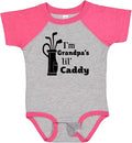inktastic I'm Grandpa's Lil' Caddy- Golf for Kids Baby Bodysuit