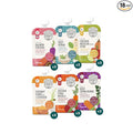 Serenity Kids 7+ Months World Explorers Baby Food Pouches - 3.5 oz, Pack of 18-40% DV Protein 5g Baby Protein Pouches - BPA-Free- Organic Veggies - Variety Pack