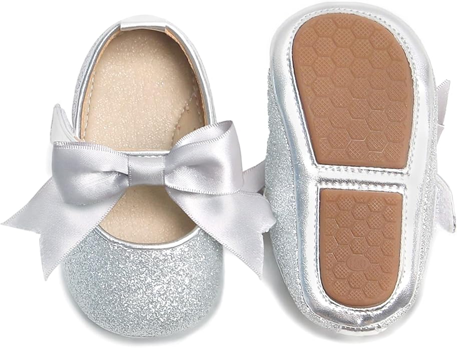 Soft Sole Baby Shoes - Infant Baby Walking Shoes Moccasins Rubber Sole Crib Shoes