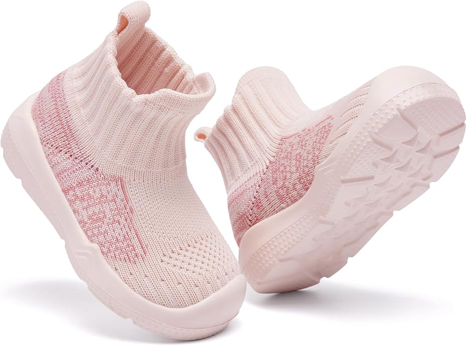 MORENDL Toddler Sock Shoes Baby Walking Shoes Infant Slippers Boys & Girls Non-Slip Sneakers