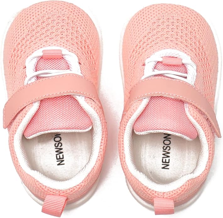 Newsonet Baby Shoes Boys Girls First Walking Breathable Non Slip Walker Sneakers Soft Sole 6 9 12 18 20 24 Months