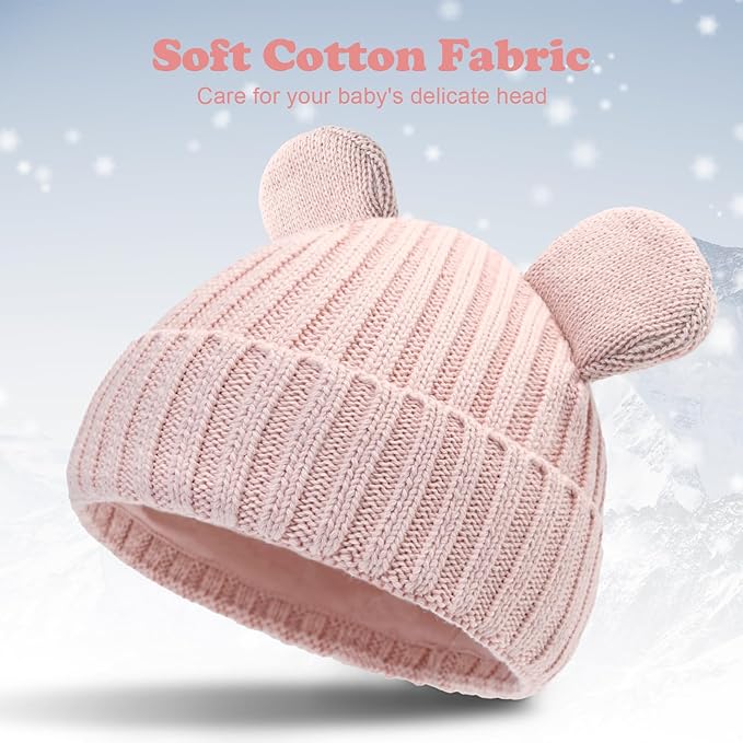 Toddler Boy Winter Beanie Baby Knit Hat Warm Girl Beanies Newborn Cute Hats for Kids