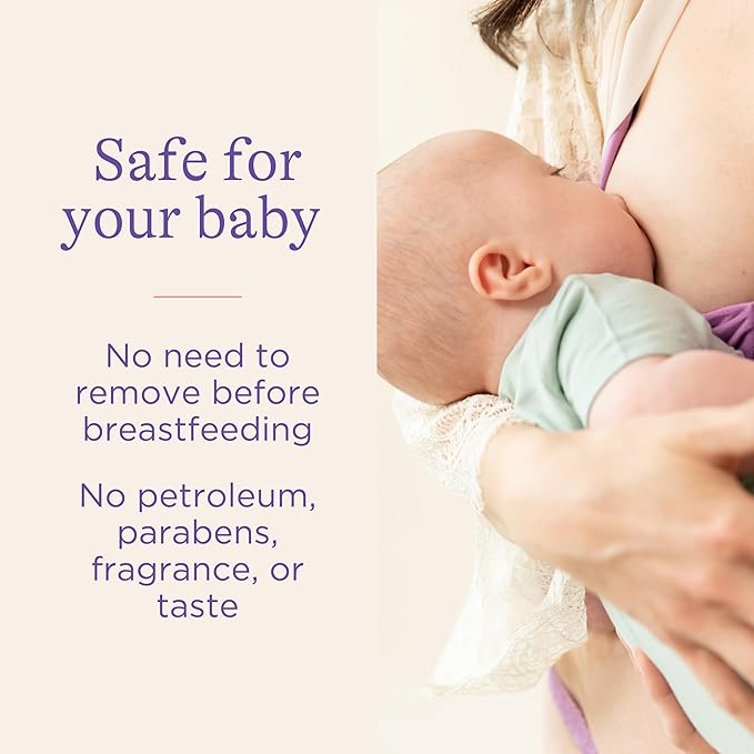 Lansinoh Lanolin Nipple Cream Safe for Breastfeeding Baby, Breastfeeding Essentials, 3 Mini Tubes, Each 0.25 Ounces
