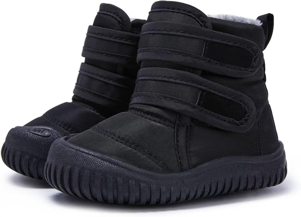 BMCiTYBM Toddler Baby Snow Boots Winter Shoes Boys Girls Cold Weather Baby Faux Fur Shoes