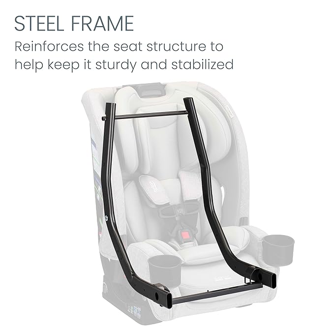 Britax One4Life Slim All-in-One Car Seat, 10 Years of Use, 17.5” SpaceSaver Design, Converts from Rear-Facing Infant Car Seat to Forward-Facing Booster Seat, ClickTight Installation, Parchment