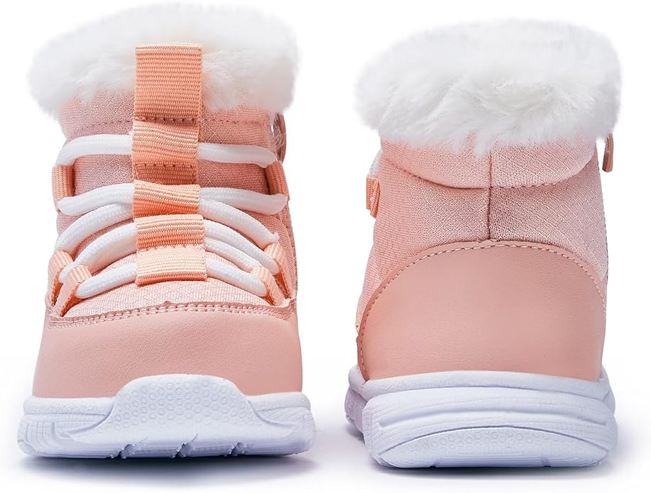 BMCiTYBM Girls Boys Snow Boots Warm Winter Fur Lined Baby Shoes (Infant/Toddler/Little Kid)