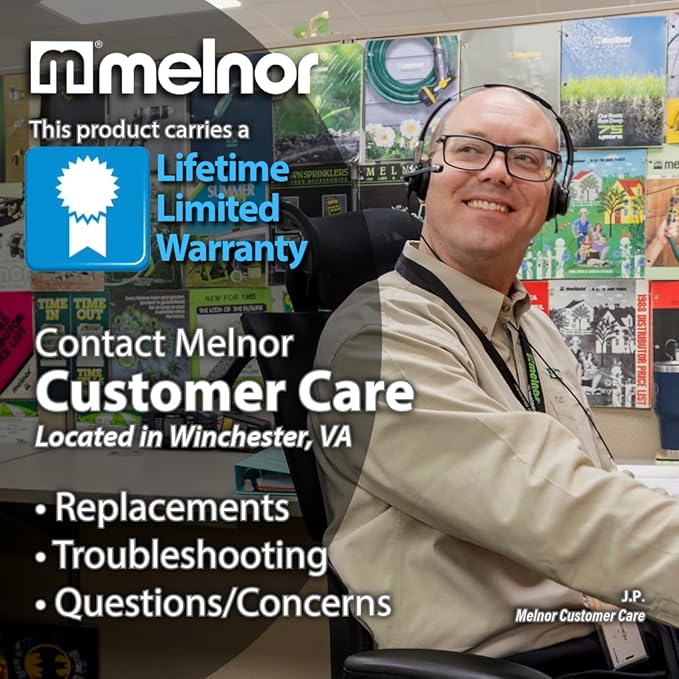 Melnor 65167AMZ XT Turbo Oscillating Sprinkler, 4,500 sq. ft., Quick Connect Bundle, 3-Way Adjustable, Black, Yellow (Pack of 12)