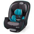 Safety 1st Grow and Go All-in-One Slim Convertible Car Seat, Rear Facing, 5-40 lbs, Forward Facing (30–65 lbs), High Back Booster Seat 40-100 pounds, Green Gables