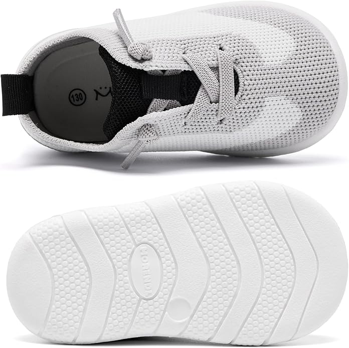 MORENDL Toddler Shoes Baby Walking Sock Shoes Infant Sneakers 0-4 Years Boy Girl Barefoot Tennis Shoe Non-Slip Brethable