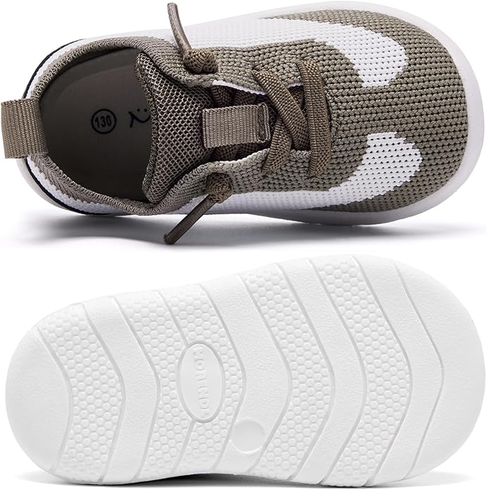 MORENDL Toddler Shoes Baby Walking Sock Shoes Infant Sneakers 0-4 Years Boy Girl Barefoot Tennis Shoe Non-Slip Brethable