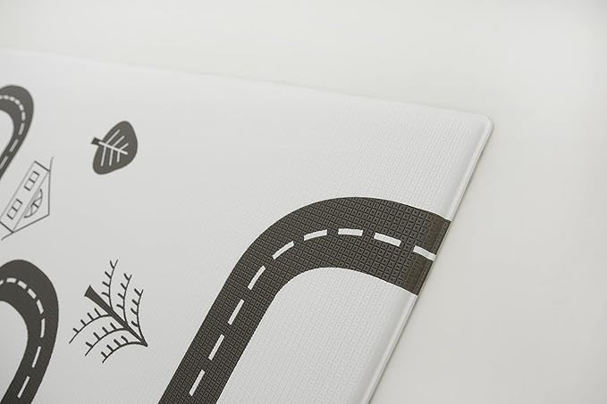 Baby Care Play Mat (Large, Nordic Trails - Tribal) 82'' x 55'' Original One-Piece Reversible Rollable Waterproof Play Mat for Infants, Babies, Toddler, and Kids