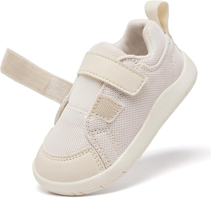 MORENDL Wide Toe Box Shoes Toddler Barefoot Shoes Baby Walking Shoe Boy Girl Non-Slip Zero Drop Minimalist Sneakers Comfort Tennis Outdoor Activities
