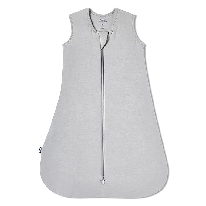 HALO SuperSoft Bamboo Wearable Blanket 1.5 TOG – Buttery Soft, Plush Baby Sleep Sack for Newborns, Infants & Toddlers, Hip-Healthy Design, Machine Washable, 18 – 24 Months, X-Large, Storm Grey