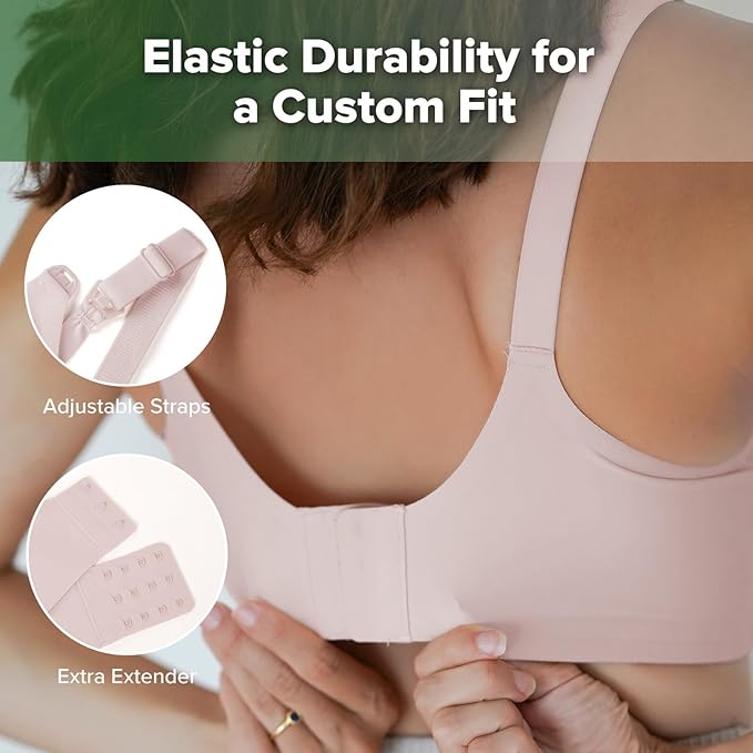 haakaa Nursing Bras for Breastfeeding, Ultra Comfort Jelly Strip“ Supportive Maternity Bras Wireless Pregnancy Bras