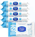 Nice 'N CLEAN Flushable Toddler Wipes 42ct (6-Pack) | 100% Plant-Based, Unscented Wet Wipes for Sensitive Skin | Potty Training Essentials | Flushable Baby Wipes for All Ages