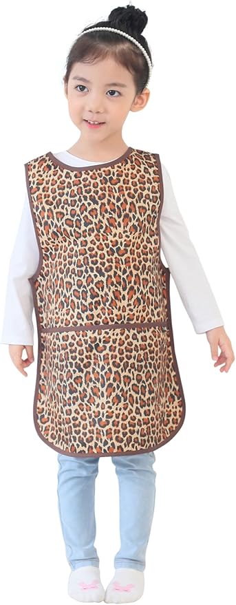 Kids Painting Apron – Waterproof Art Smock for Toddlers & Preschoolers, Messy Play, Baking, Crafts, Cooking, Mealtime