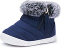 BMCiTYBM Baby Boy Girl Snow Boots Waterproof Winter Warm Booties Nonslip Lightweight Outdoor Shoes for First Walkers 6 9 12 18 24 Months(Infant/Toddler)
