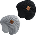 POXIMI Baby Boy Winter Hat Toddler Warm Beanie Girl Knit Hats with Earflap Kid Cute Earmuffs