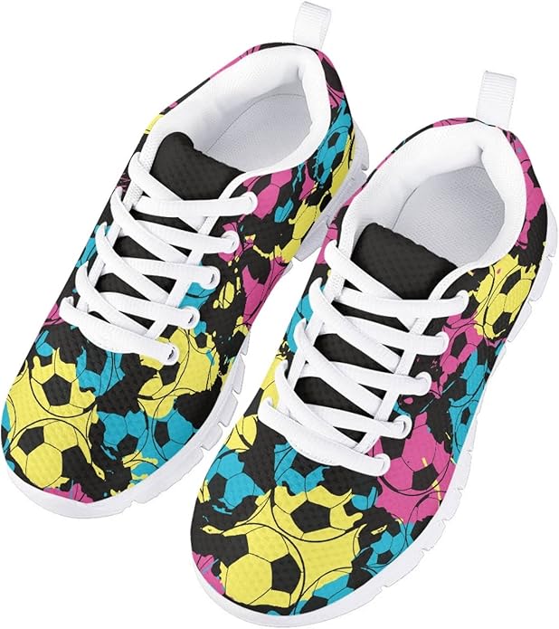 MARSVOVO First Shoes for Walking Boy Girl Athletic Lightweight Flexible Lace-up Breathable Running Shoes Casual Classic Comfortable Non Slip Play Sport Learning to Walk Toddler Girl Sneakers