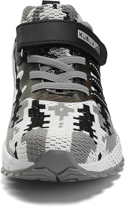 KUBUA Kids Sneakers for Boys Girls Running Tennis Shoes Lightweight Breathable Sport Athletic