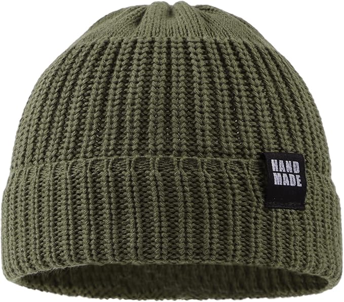 JANGANNSA Simple Knitted Baby Beanie Hip-Hop Boys Winter Hat Toddler Kids Bonnet for Girls 0-5Y