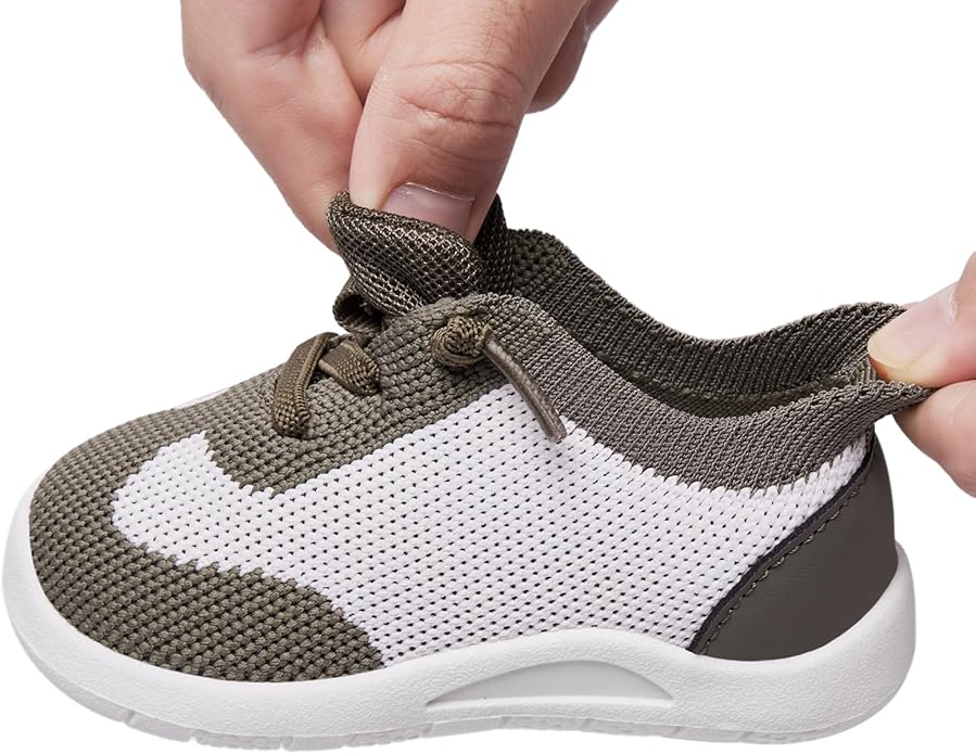 MORENDL Toddler Shoes Baby Walking Sock Shoes Infant Sneakers 0-4 Years Boy Girl Barefoot Tennis Shoe Non-Slip Brethable