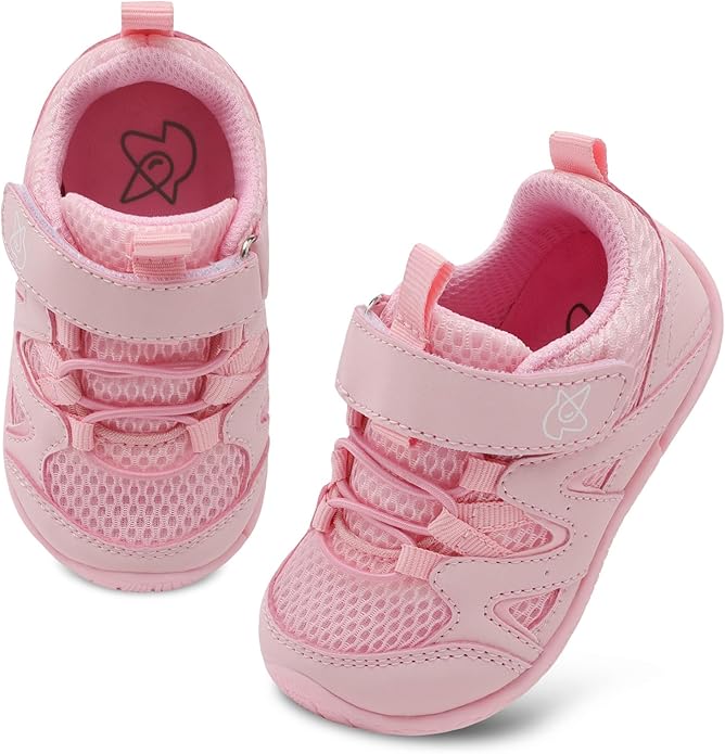 LeIsfIt Baby Shoes Boys Girls First Walking Shoes Non-Slip Toddler Breathable Sneakers Infant Sneakers