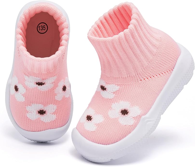 MORENDL Toddler Sock Shoes Baby Walking Shoes Infant Slippers Boys & Girls Non-Slip Sneakers
