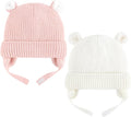 Duoyeree Cozy Baby Beanie with Earflaps and Fleece Lining - Winter Hat for Baby Boys & Girls