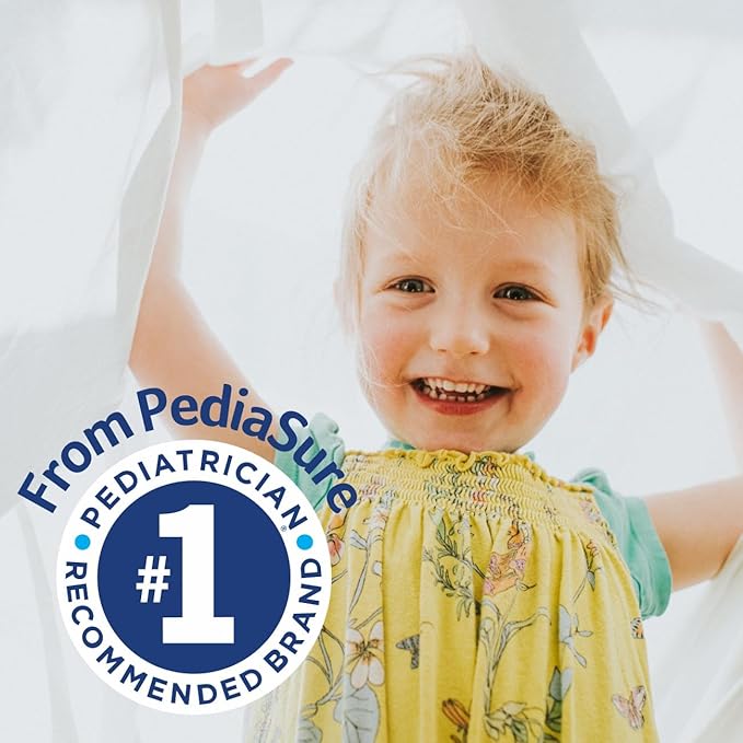 PediaSure Peptide 1.0 Cal, Peptide-Based Formula, Sole-Source Nutrition Drink for Tube Feeding or Oral Nutrition, Strawberry, 8-fl-oz Bottle, Pack of 24