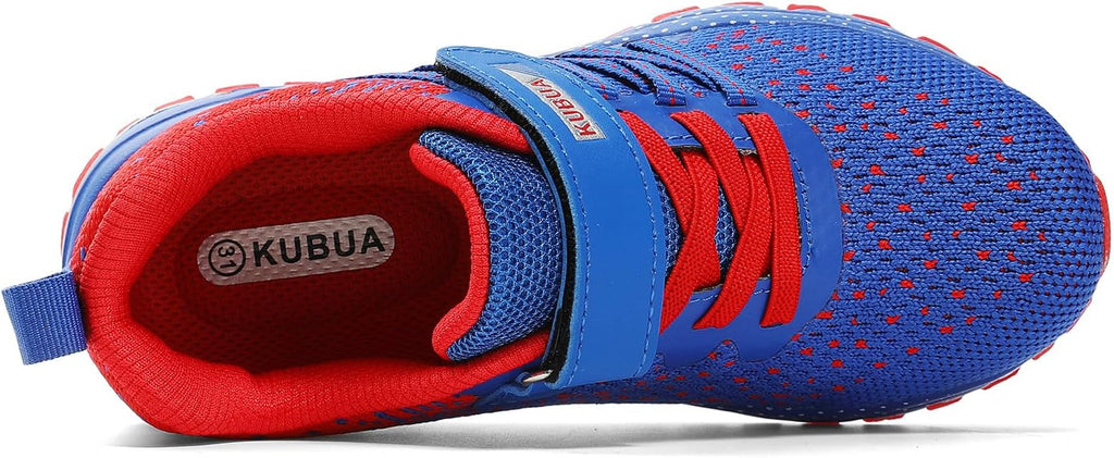 KUBUA Kids Sneakers for Boys Girls Running Tennis Shoes Lightweight Breathable Sport Athletic