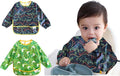 2 Pack Baby Bibs for Boy,Baby Bibs for Eating,Mess Proof Baby Bib,Full Sleeve Bib,Waterproof Bib for Toddlers